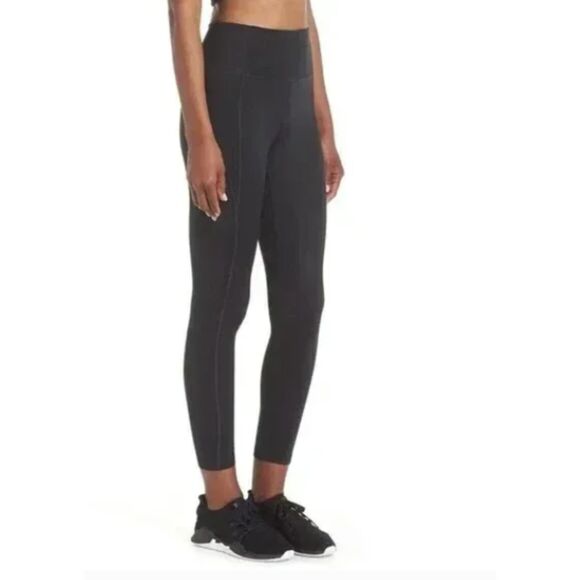 NWT Girlfriend Collective Black Compressive High-Rise Legging Sz XS Activewear - Picture 3 of 9